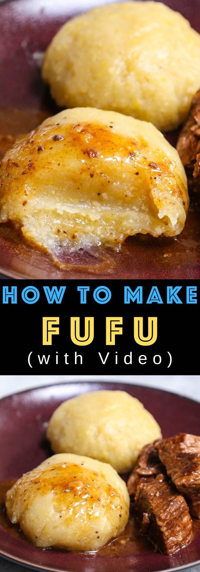 Cómo hacer fufu desde cero (fufu nigeriano)