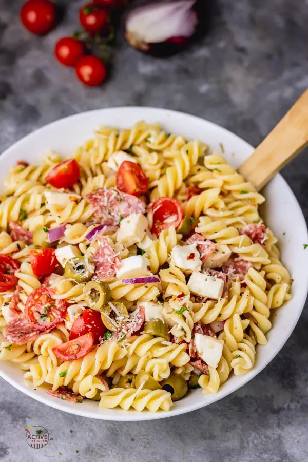 Ensalada de pasta italiana fácil