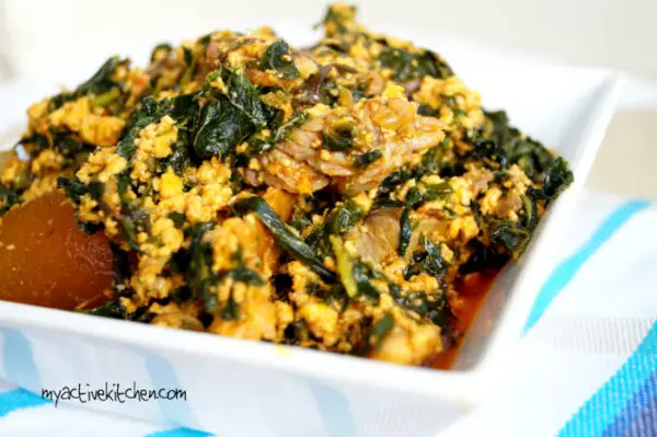 Egusi Elefo Meta (Efo elegusi)