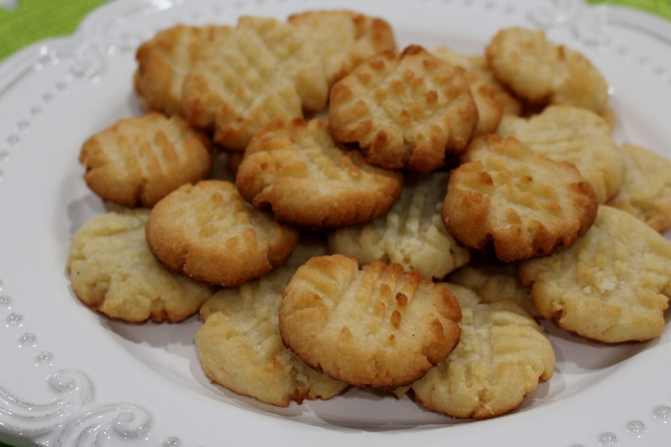 Galletas de mantequilla de coco