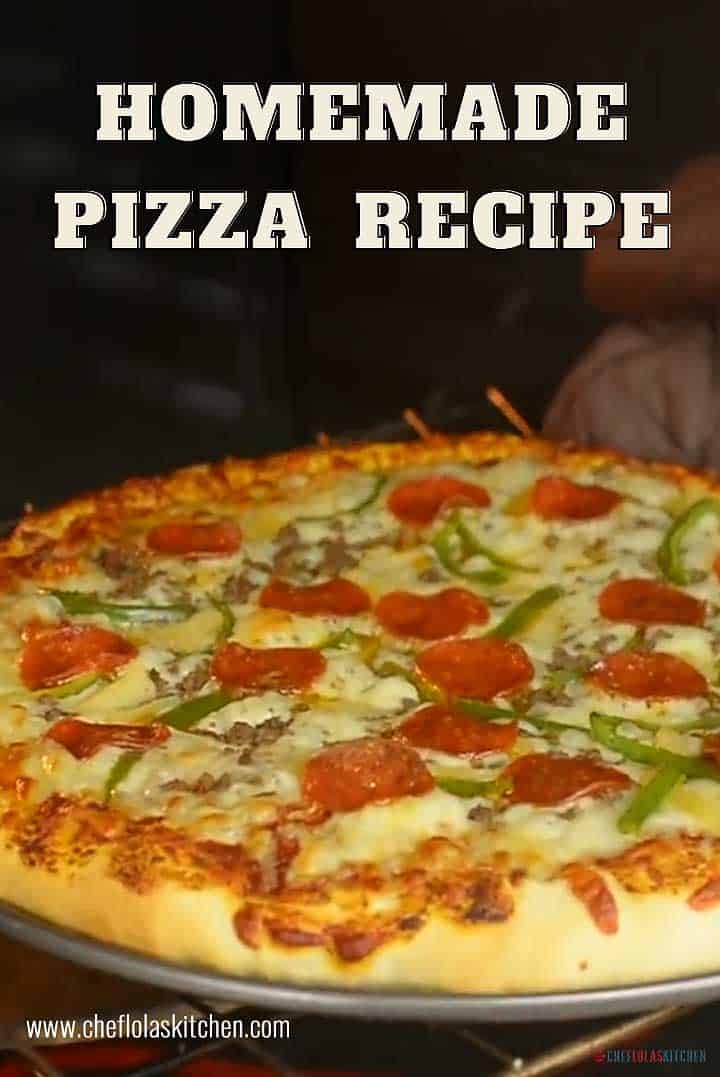 Receta de pizza casera (desde cero)