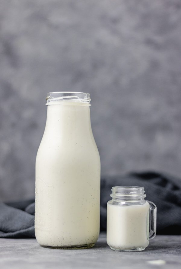 Crema de café casera de vainilla