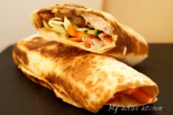 Shawarma de pollo de Le Bae Shawarma de pollo de Le Bae