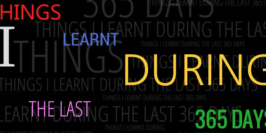 Los últimos 365 días Los últimos 365 días