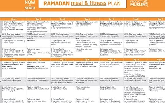 Menú semanal de Ramadán II
