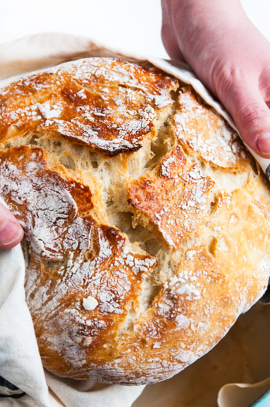 Pan holandés crujiente y fácil que no requiere amasado Pan holandés crujiente y fácil que no requiere amasado