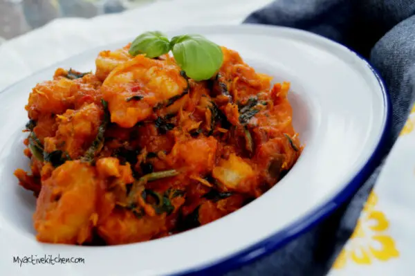 Gachas de plátano verde Gachas de plátano verde