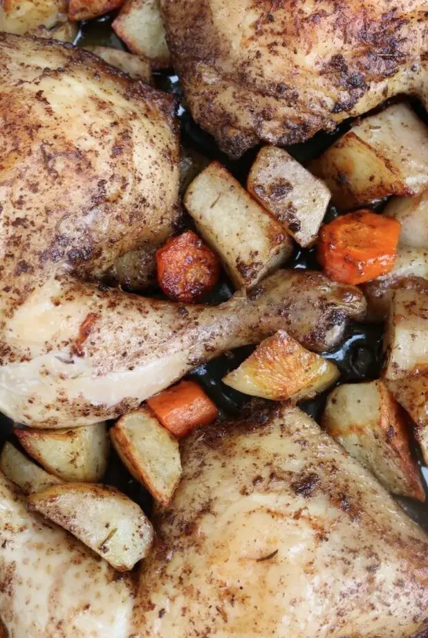 Pollo a las 7 especias Pollo a las 7 especias