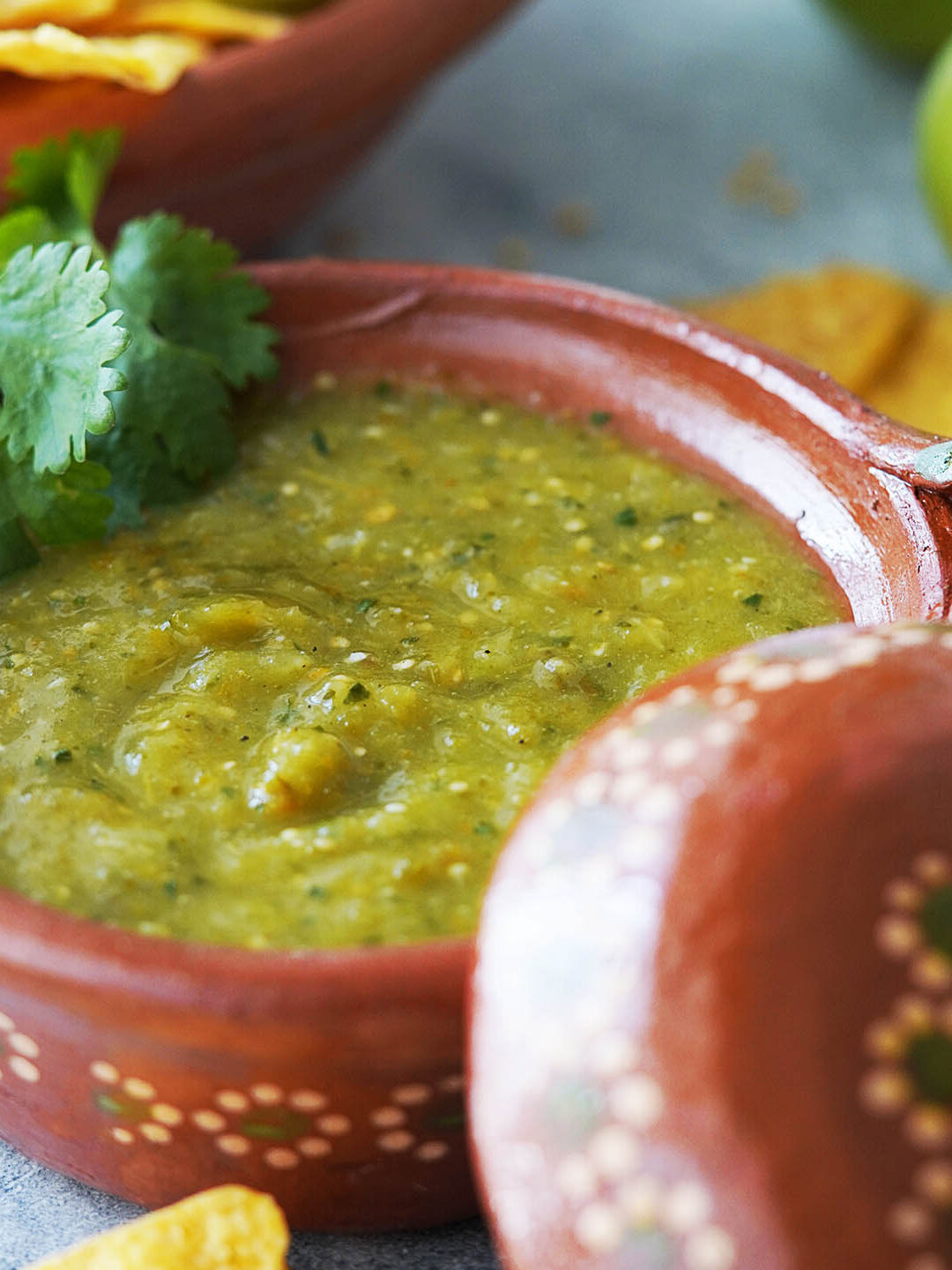 Receta de salsa verde (condimento verde)