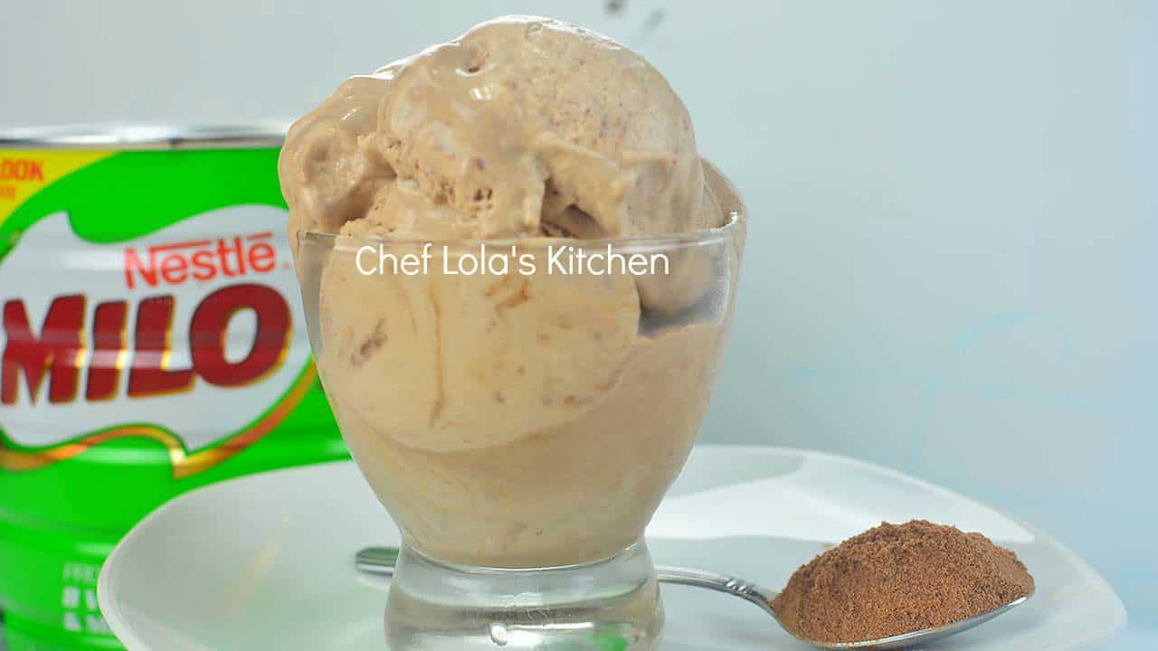 Helado de chocolate casero