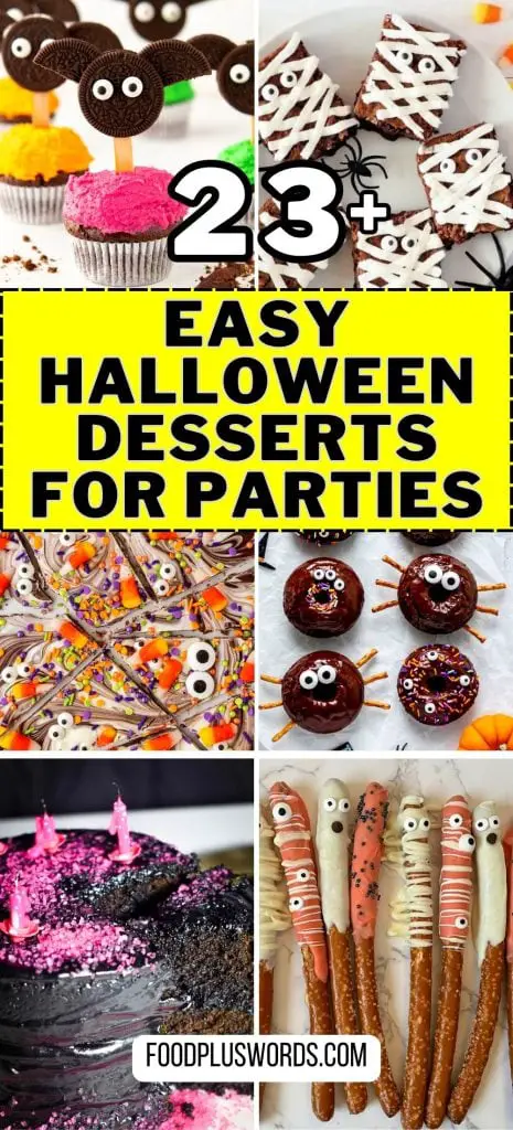 ¡25 postres de Halloween que te encantarán!