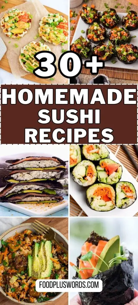 ¡Las 35 mejores recetas de sushi que te arrepentirás si no las probaste antes! ¡Las 35 mejores recetas de sushi que te arrepentirás si no las probaste antes!