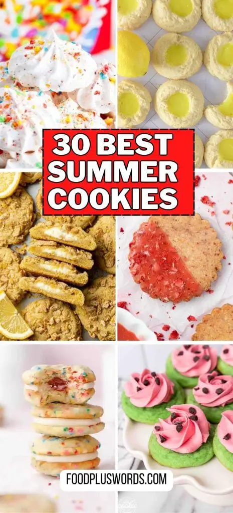 ¡Más de 30 mejores recetas de galletas de verano que son irresistiblemente buenas!